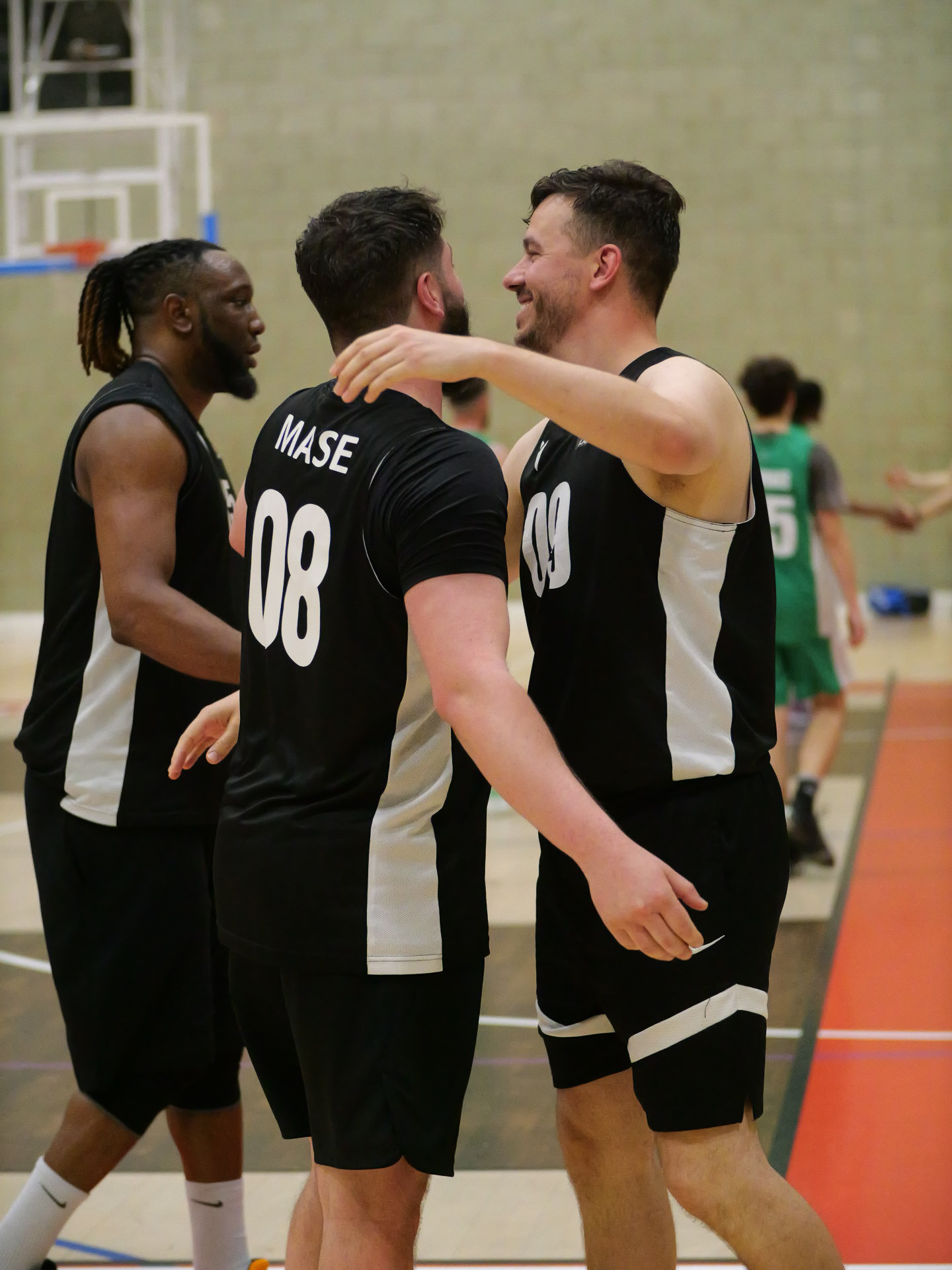 Image of men's basketball game